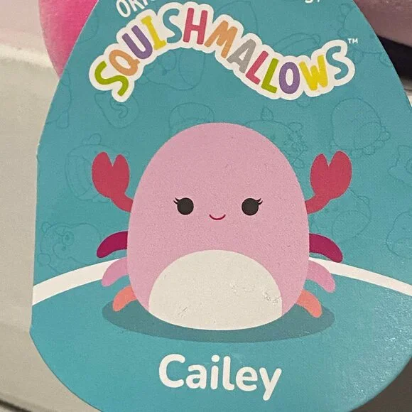 Cailey Pink Crab Squishmallow [ONE] - Picture 3 of 3